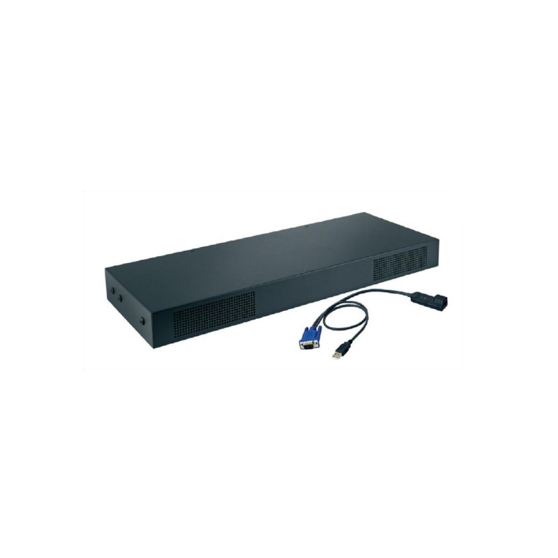 Lenovo 1754A1X commutateur écran, clavier et souris Grille de montage Noir