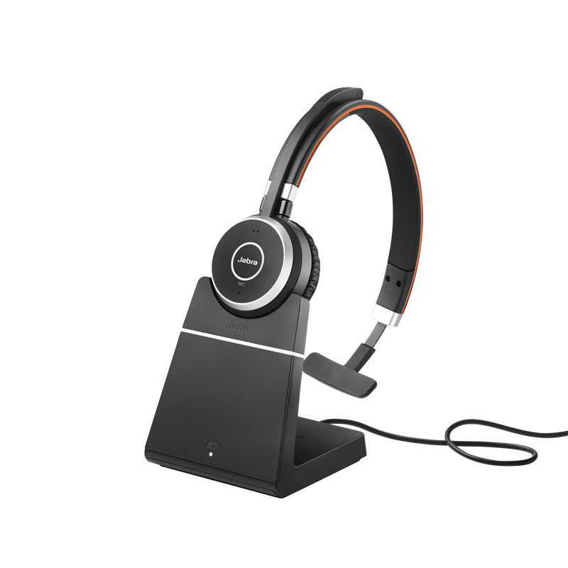 Jabra Evolve 65 Casque Avec fil &sans fil Arceau Appels/Musique Micro-USB Bluetooth Socle de chargement Noir
