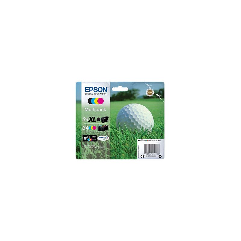 Epson Golf ball T3479 cartouche d'encre 1 pièce(s) Original Noir, Cyan, Magenta, Jaune