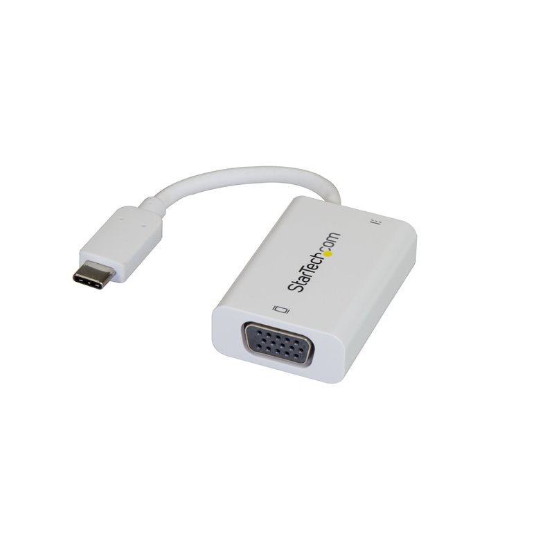 Image secondaire de StarTech.com Adaptateur USB-C vers VGA - Convertisseur Vidéo 1080p USB Type-C vers Moniteur VGA avec Chargement - 60W PD Pass-Th