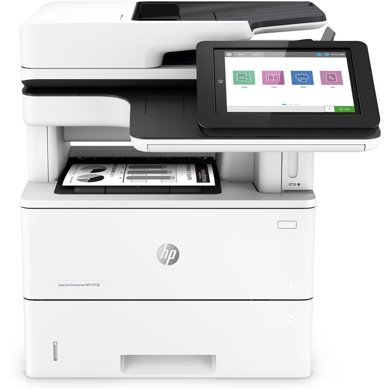 Image secondaire de HP LaserJet Enterprise Imprimante multifonction LaserJet M528f Enterprise, Impression, copie, scan, fax, Impression USB en façad