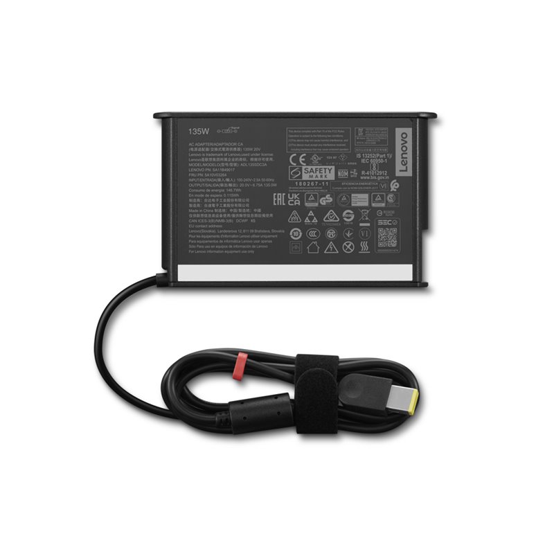 Image secondaire de Lenovo 4X21L38724 adaptateur de puissance & onduleur Intérieure Noir