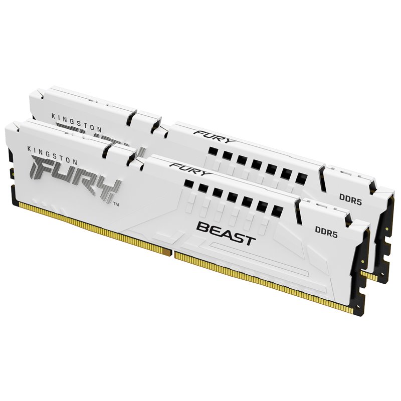 Image secondaire de Kingston Technology FURY Beast 64 Go 5200 MT/s DDR5 CL36 DIMM (Kits de 2) White EXPO