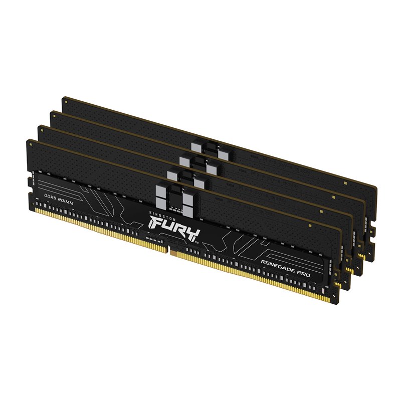 Image secondaire de Kingston Technology FURY 64 Go 6000 MT/s DDR5 ECC Reg CL32 DIMM (kit de 4) Renegade Pro XMP
