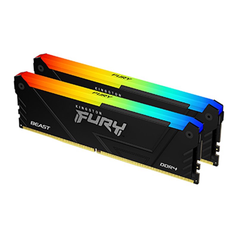 Image secondaire de Kingston Technology FURY 64GB 3600MT/s DDR4 CL18 DIMM (Kits de 2) Beast RGB