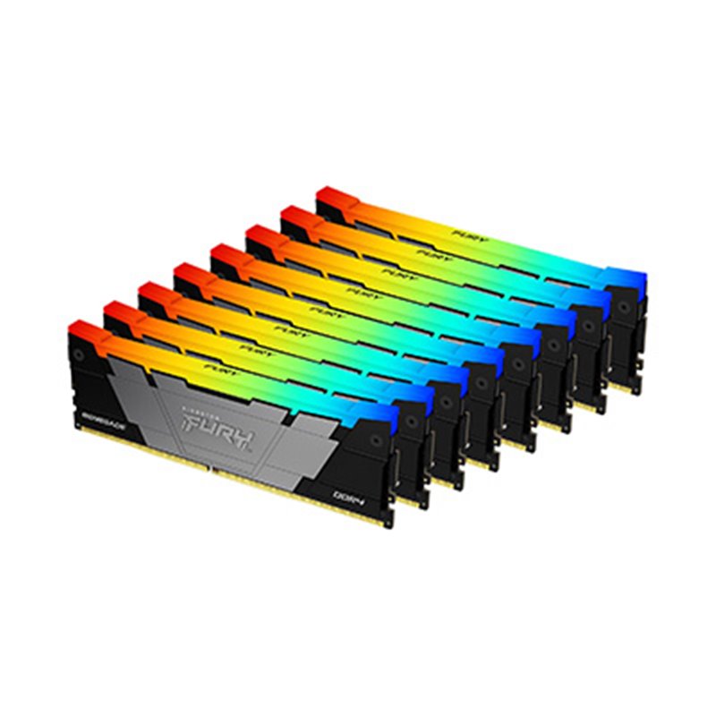 Image secondaire de Kingston Technology FURY 256 Go 3200 MT/s DDR4 CL16 DIMM (Kits de 8) Renegade RGB