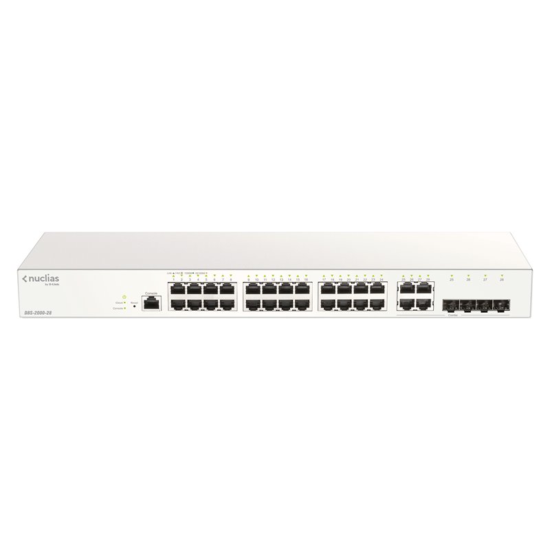 Image secondaire de D-Link DBS-2000-28 commutateur réseau Géré L2 Gigabit Ethernet (10/100/1000) Gris