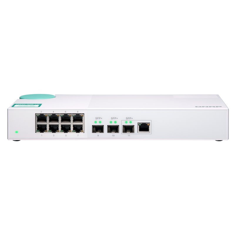 Image secondaire de QNAP QSW-308-1C commutateur réseau Non-géré Gigabit Ethernet (10/100/1000) Blanc