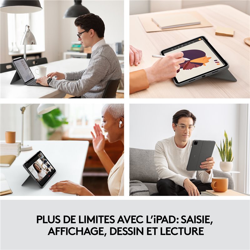 Image secondaire de Logitech Combo Touch for iPad Pro 11-inch (1st, 2nd, and 3rd generation)