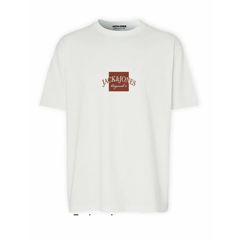 T-shirt à manches courtes homme Jack & Jones JORBOSTON TEE SS 12277888 Blanc
