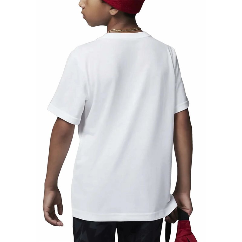 Image secondaire de T shirt à manches courtes Enfant Jordan JUMPMAN SUSTAINABLE GRAPHI 95B922 001 Blanc