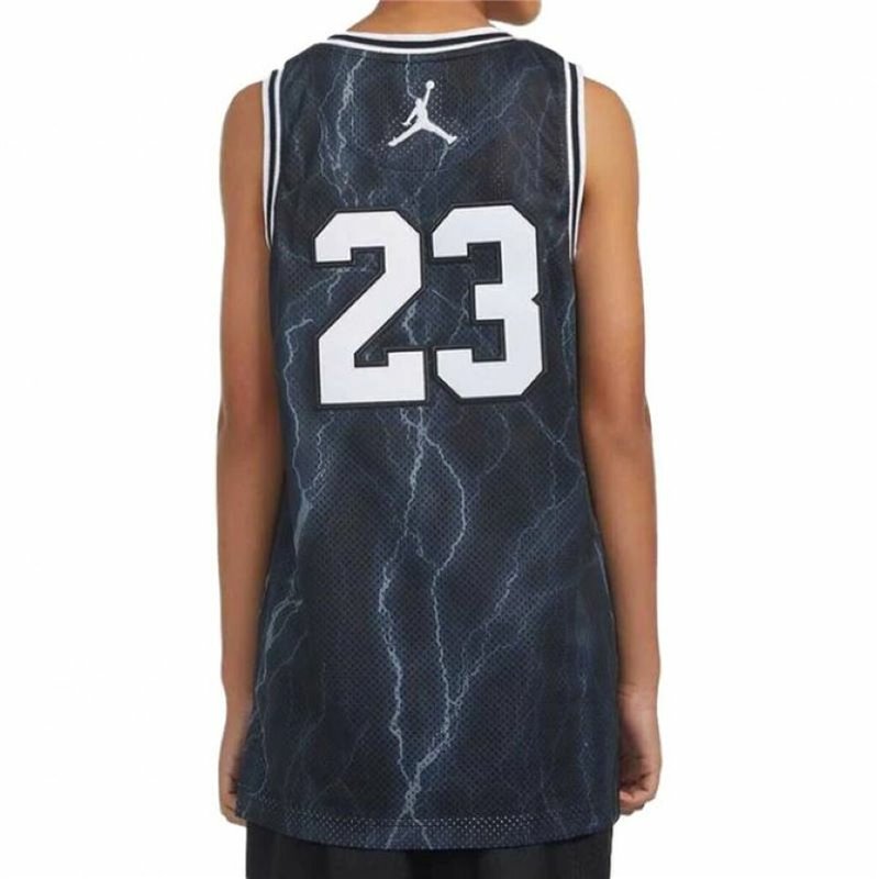 Image secondaire de Débardeur Enfant Jordan JORDAN 23 AOP JERSEY 95C655 F66 Noir
