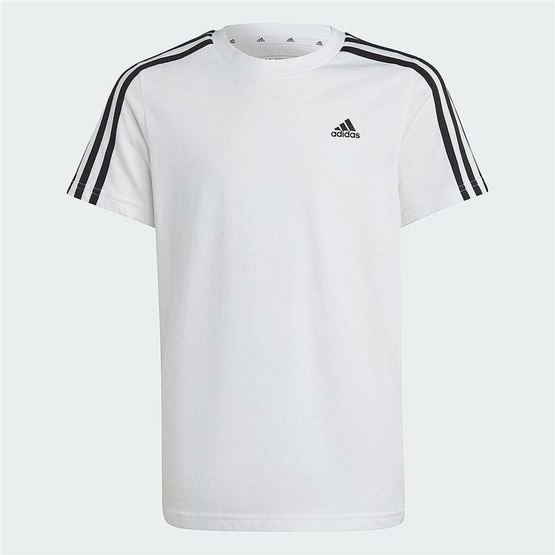 Image secondaire de T shirt à manches courtes Enfant Adidas 3S TEE IC0605 Blanc
