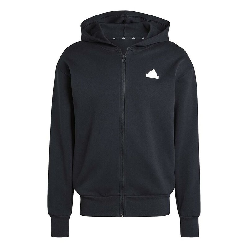 Sweat à capuche homme Adidas FUTURE ICONS BOUBLENIT FULL ZIP JI6324 Noir
