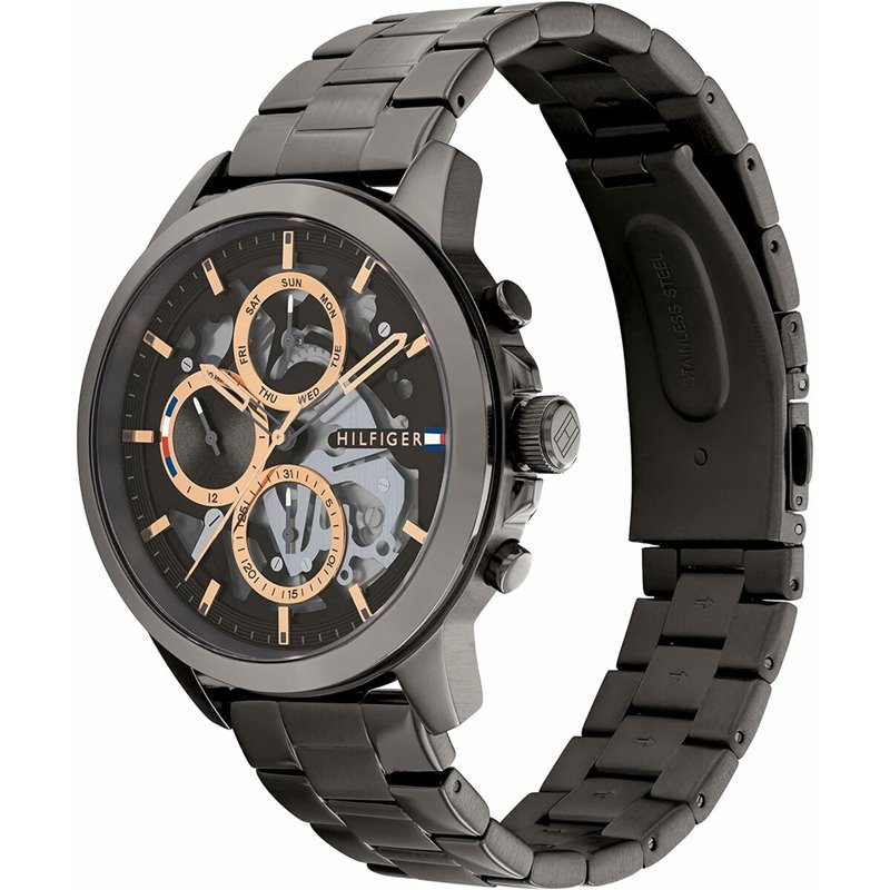 Image secondaire de Montre Homme Tommy Hilfiger 1680670 Gris Argenté