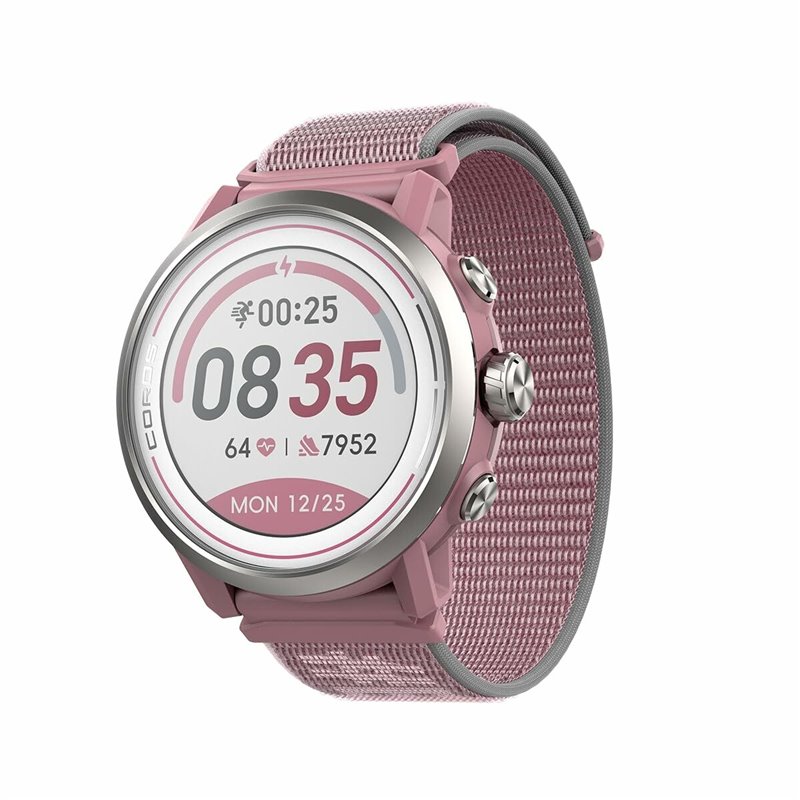 Montre intelligente Coros WAPX2-PNK Noir Rose 1,2