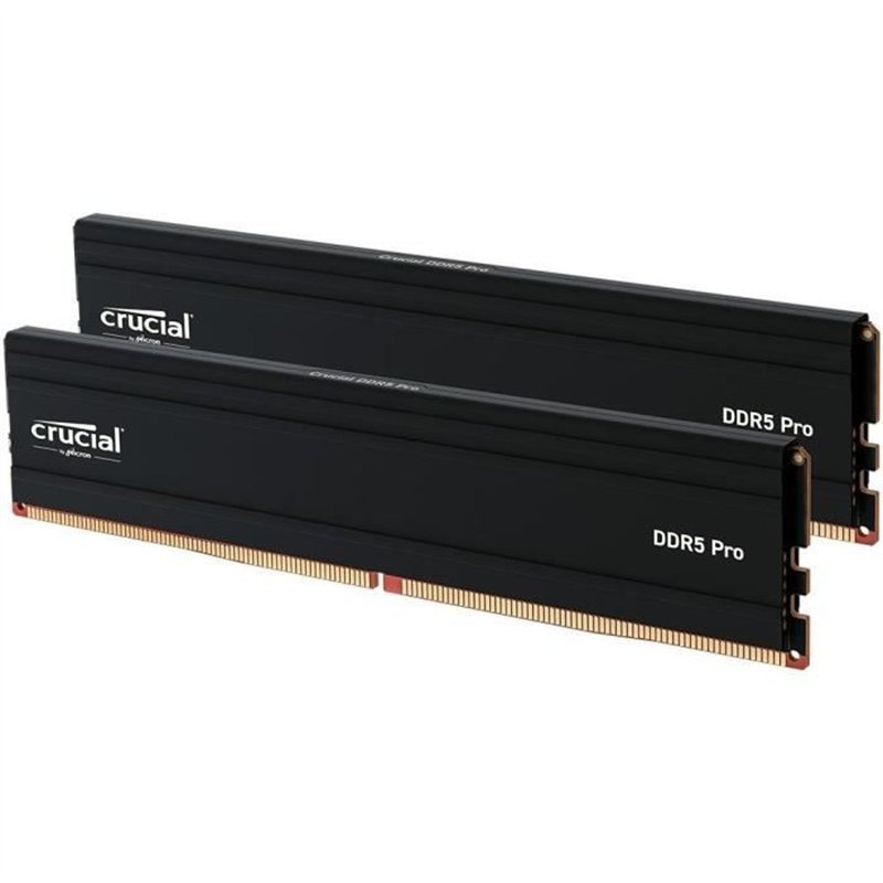 Image secondaire de CRUCIAL Mémoire RAM DDR5 PRO - Kit 128GB (2 x 64GO) - 5600 MT/s - CL46
