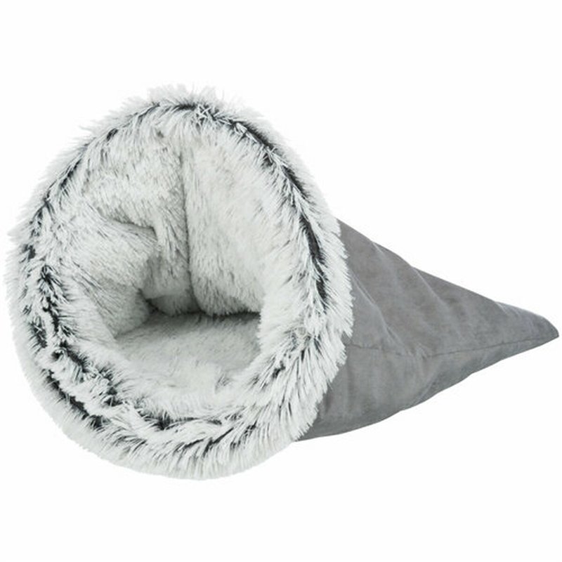 Image secondaire de Sac de transport Trixie Harvey Blanc Noir Gris Tissu Peluche Ø 40 × 60 CM