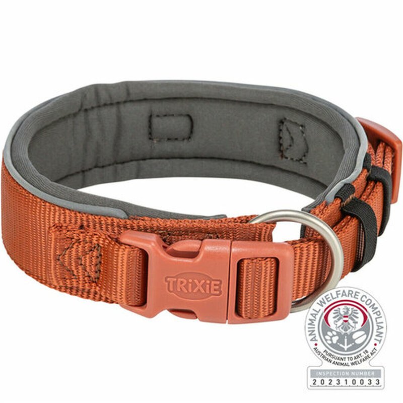 Image secondaire de Collier pour Chien Trixie Premium Orange Graphite S/M 33-42 cm