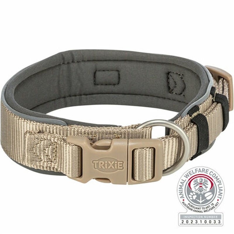 Image secondaire de Collier pour Chien Trixie Premium Graphite Sable S/M 33-42 cm