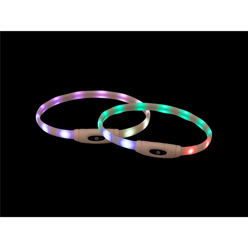 Image secondaire de Collier à LED pour Animaux Trixie Multicouleur Silicone Plastique