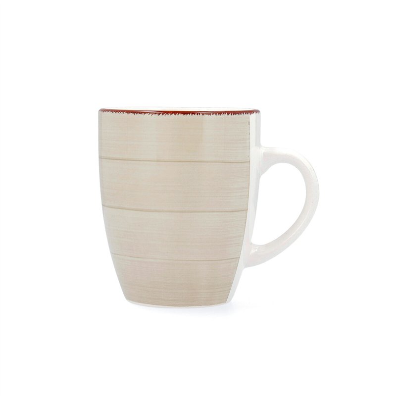 Image secondaire de Tasse Quid Vita Morning Petit-déjeuner Céramique Beige 350 ml (12 Unités)