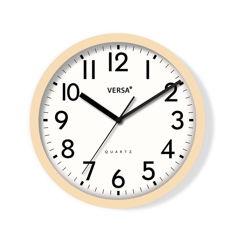 Horloge Murale Versa Plastique 4,8 x 31 x 31 cm