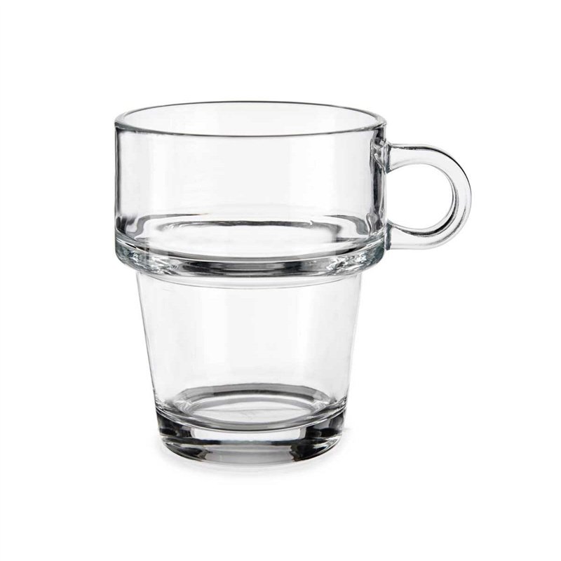 Image secondaire de Tasse de café et de thé Vivalto Z908-9/BHA6 Transparent verre 270 ml (6 Unités)
