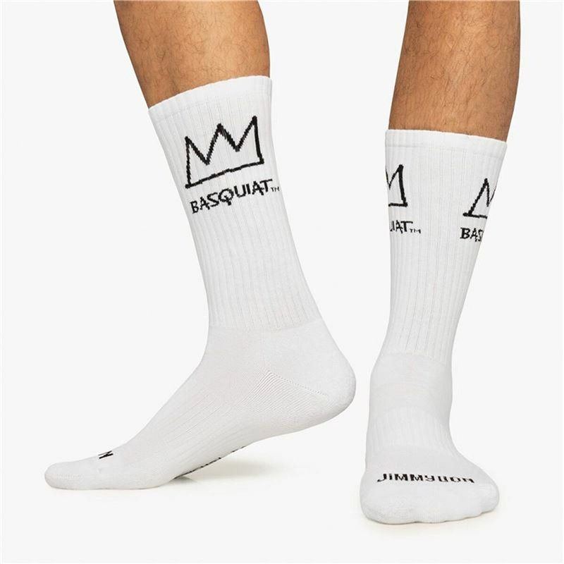 Image secondaire de Chaussettes Jimmy Lion Basquiat Crown Blanc 41-46