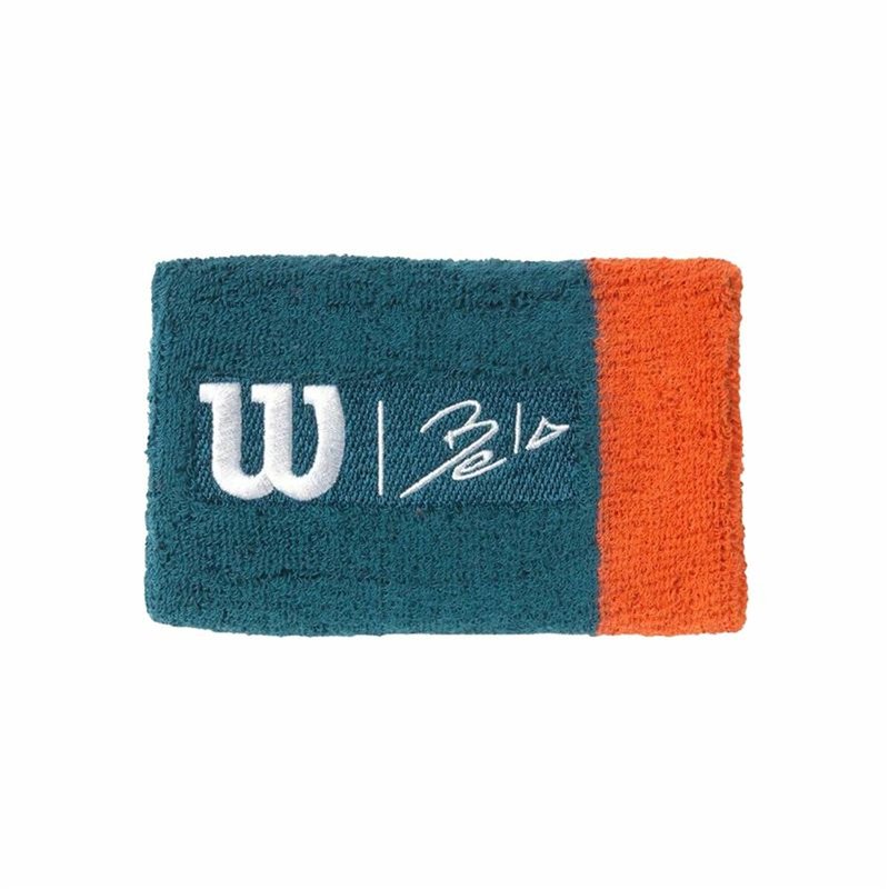 Poignet de Sport Wilson Bela Extra Wide Wrtbd II Bleu Taille unique
