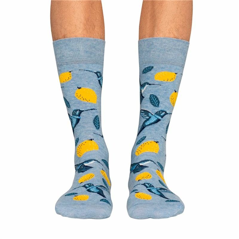 Image secondaire de Chaussettes Jimmy Lion Birds Lemons Bleu clair 41-46
