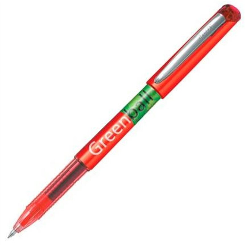 Image secondaire de stylo à encre liquide Pilot Green-Ball Rouge (10 Unités)