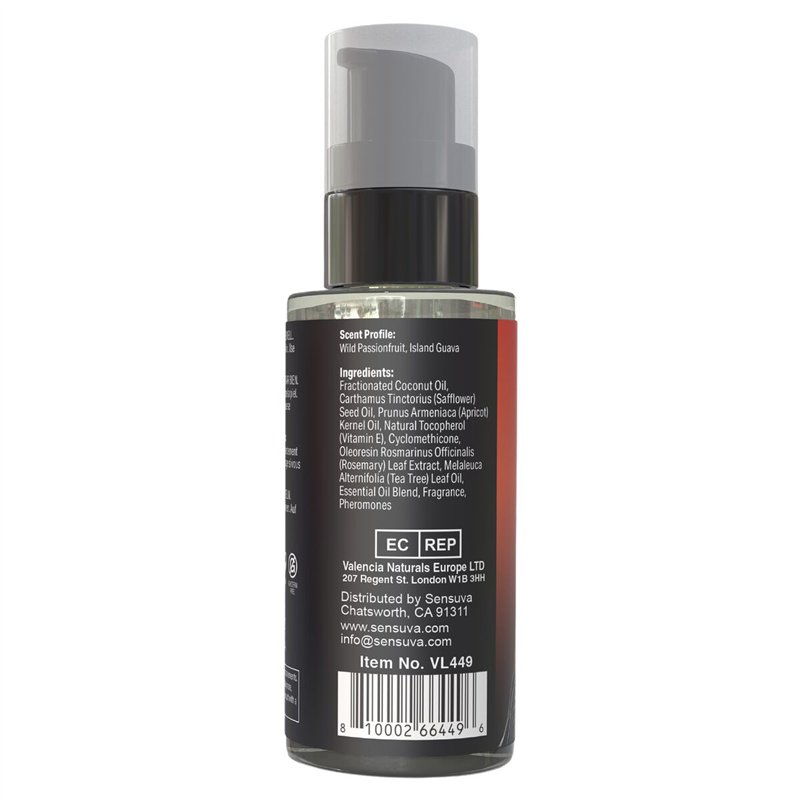 Image secondaire de Huile de massage érotique Sensuva Fruit de la Passion 59 ml