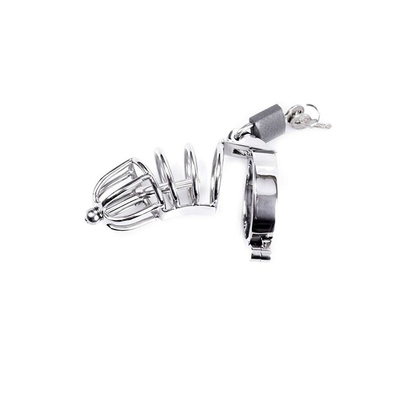 Cage à Pénis Kiotos Argenté