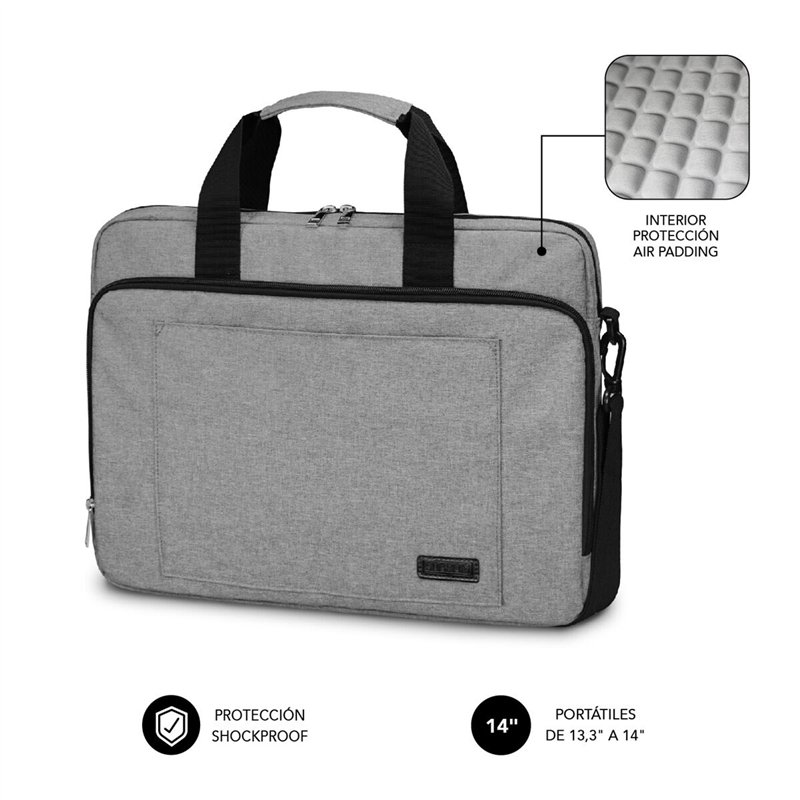 Housse pour ordinateur portable Subblim SUBLB4APLB01 Gris 14