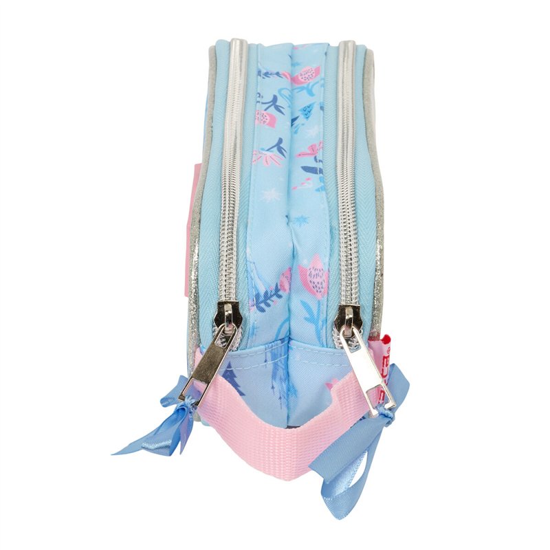 Image secondaire de Trousse Fourre-Tout Double Frozen Ice magic Bleu clair 21 x 8 x 6 cm