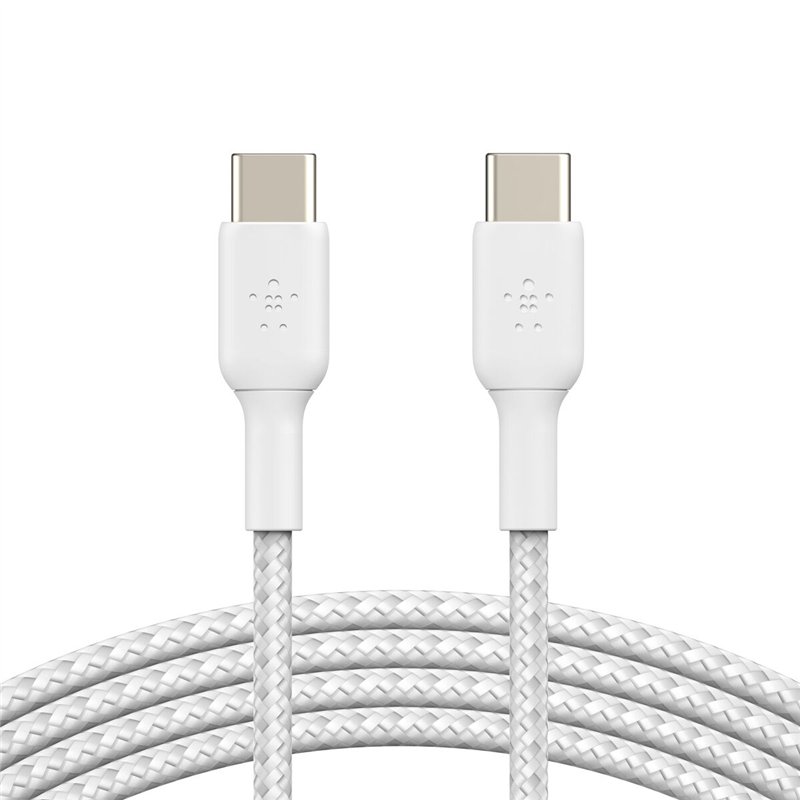 Câble USB Belkin CAB004BT1MWH2PK Blanc 1 m