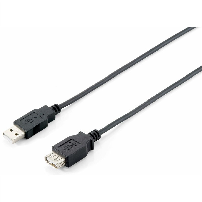 Image secondaire de Câble Rallonge à USB Equip 128852 Noir 5 m (1 Unité)