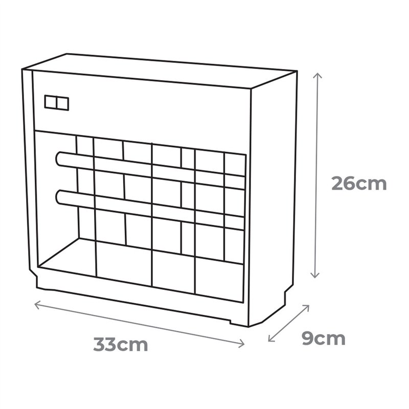 Image secondaire de Antimoustiques Électrique EDM Argenté (33 x 9 x 26 cm)