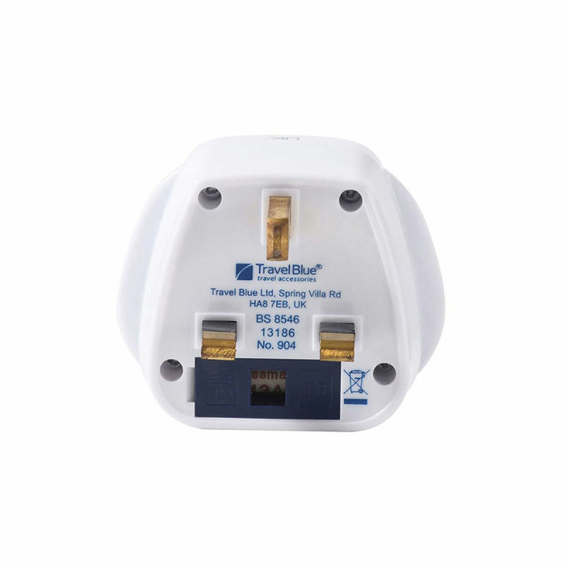 Image secondaire de Adaptateur Prise Universelle de Voyage Travel Blue TB-904 United Kingdom