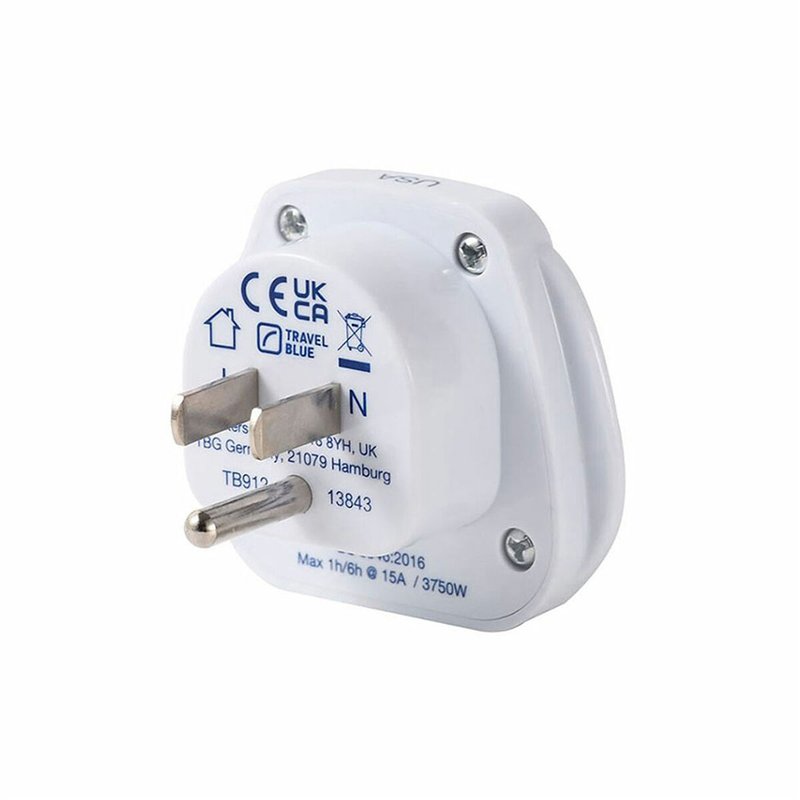 Image secondaire de Adaptateur Prise Universelle de Voyage Travel Blue TB-912 États-Unis AC x 1