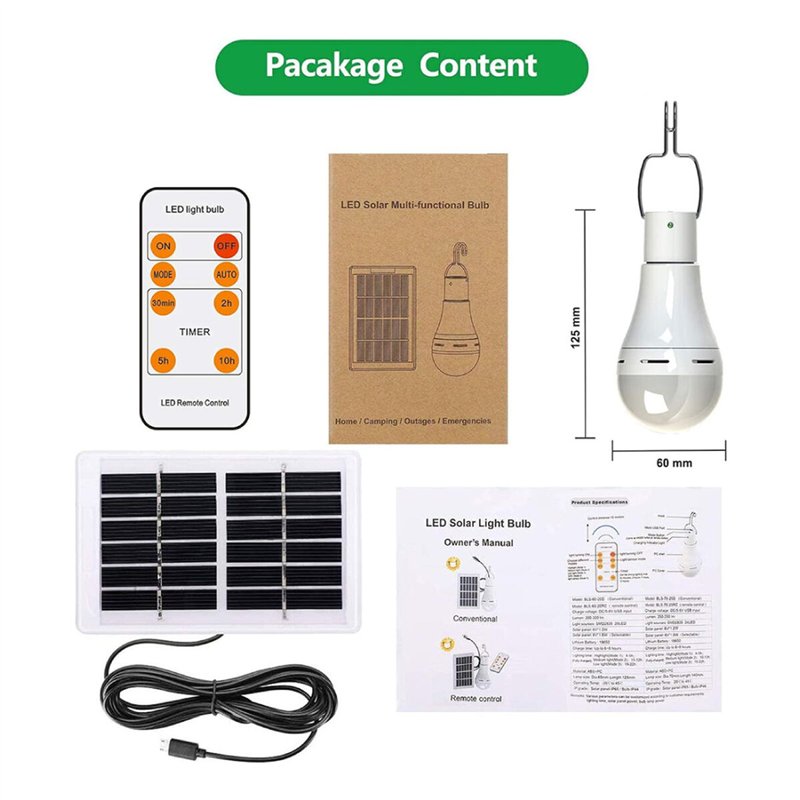 Image secondaire de Lampe solaire New Garden 20 W