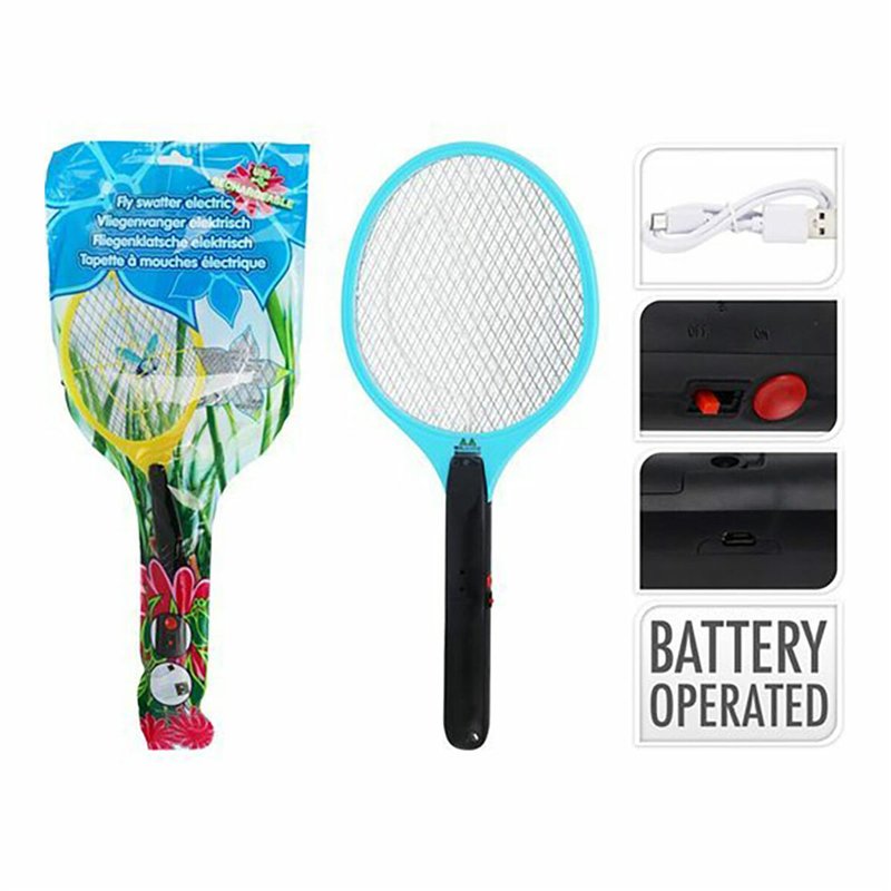 Image secondaire de Raquette tueuse dinsectes rechargeable avec LED Lifetime 48 x 21 cm Métal/Plastique