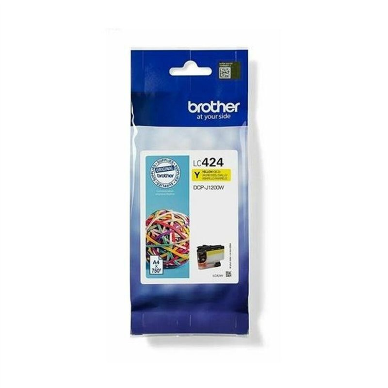 Image secondaire de Cartouche d'encre originale Brother DCP-J1200W Jaune (5 Unités)