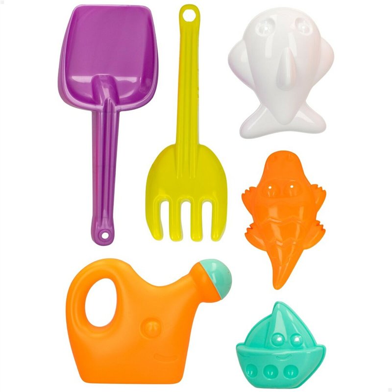 Image secondaire de Set de jouets de plage Colorbaby 6 Pièces 27 cm (12 Unités)
