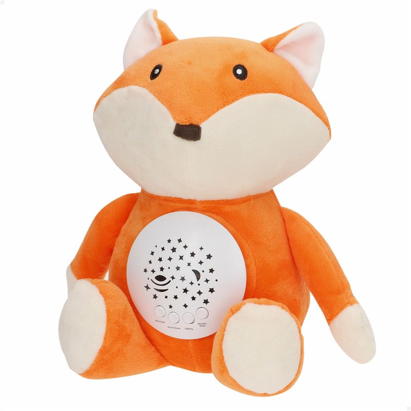 Image secondaire de Peluche Projecteur LED Colorbaby Tissu Peluche Plastique 25 x 27 x 13 cm (4 Unités)