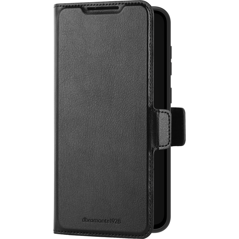 Folio Samsung Galaxy A26 Oslo Pro Cuir Vegan Fonction Stand Noir - Certifié GRS DBramante1928