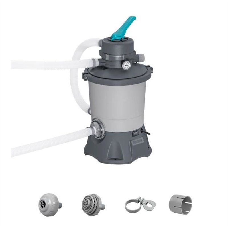 Filtre à sable / pompe de filtration pour piscine jusqu'à 18 m3 - Bestway - 3 596 L/h - Avec préfiltre