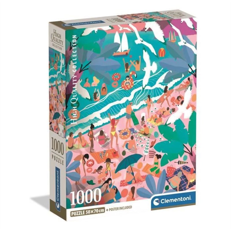 CLEMENTONI - Compact 1000 pièces - Sunday at the Beach