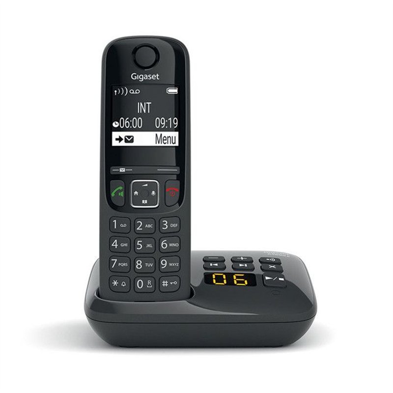 GIGASET Téléphone Fixe AS690 A Noir